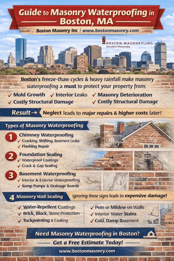 Expert Guide to Masonry Waterproofing in Boston MA Solutions for Bostons Harsh Climate 1